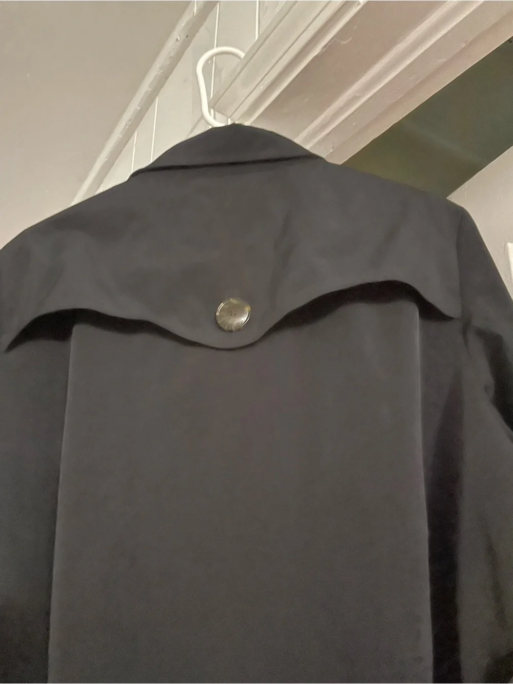 Croft & Barrow Women's Black Double-Breasted Rain coat - XL - Picture 4 of 4